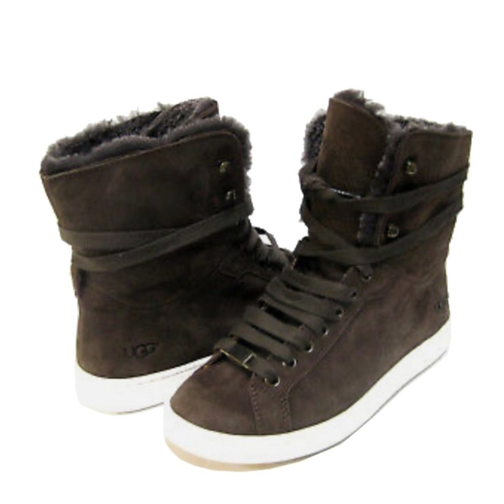 UGG STARLYN WOMEN SNEAKER BOOTS SUEDE CHOCOLATE US 10 /UK 8.5 /EU 41